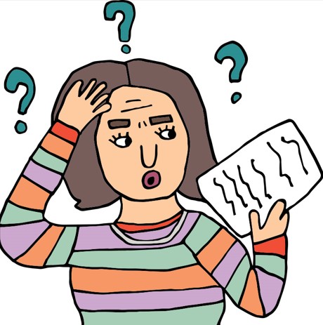 En person med hånden opp